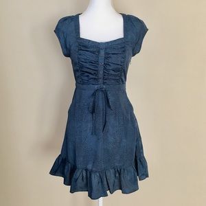 Cute blue printed dress